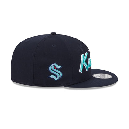 Seattle Kraken Script 9FIFTY Snapback Hat
