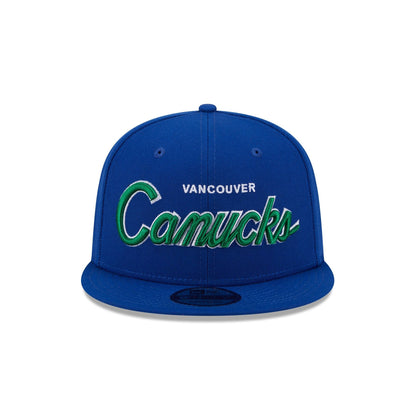 Vancouver Canucks Script 9FIFTY Snapback Hat