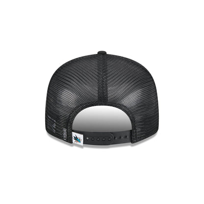 San Jose Sharks Team Tag 9FIFTY Trucker Hat