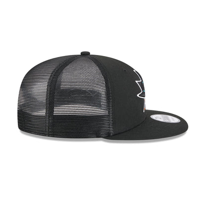 San Jose Sharks Team Tag 9FIFTY Trucker Hat