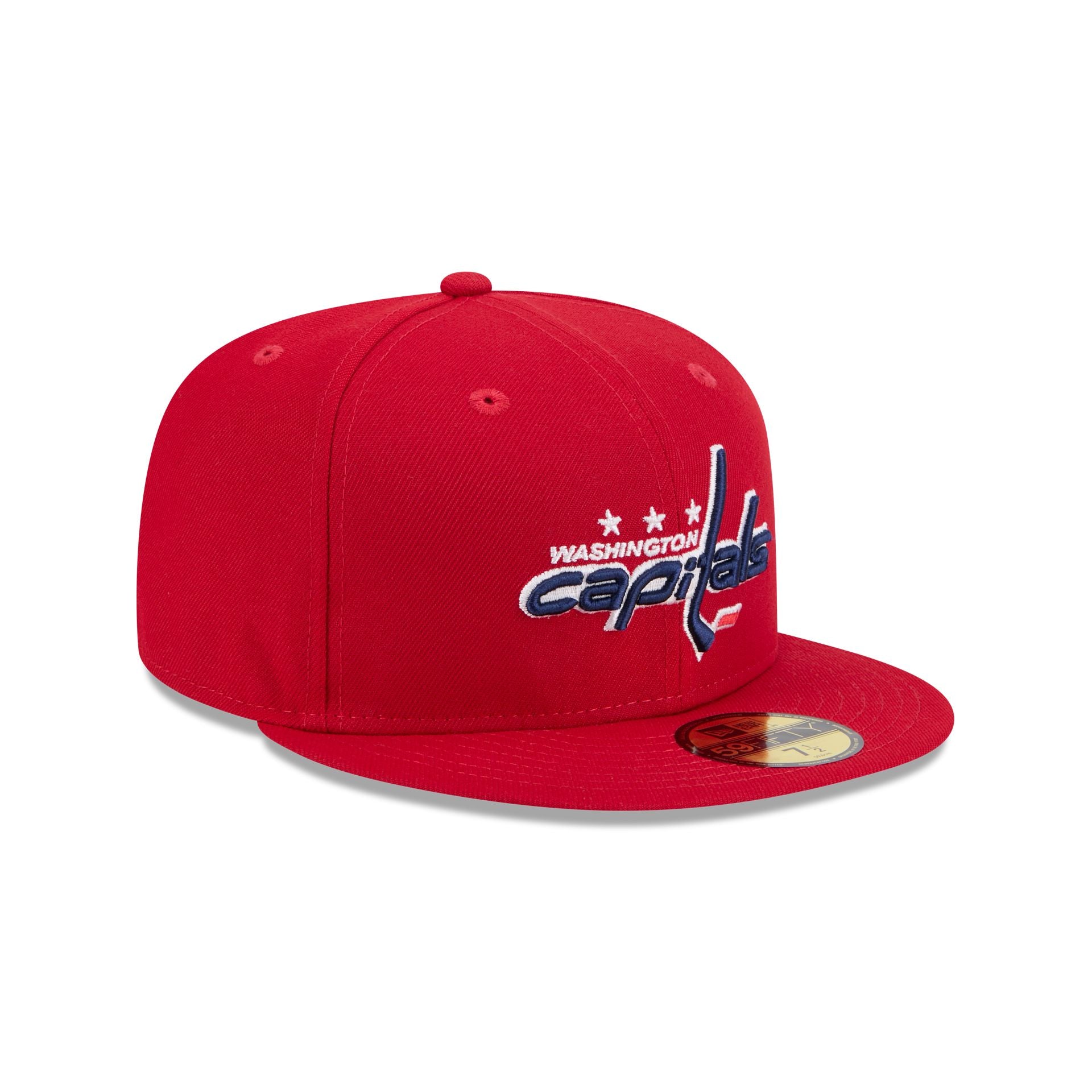 Washington Capitals Rear Wordmark 59FIFTY Fitted Hat