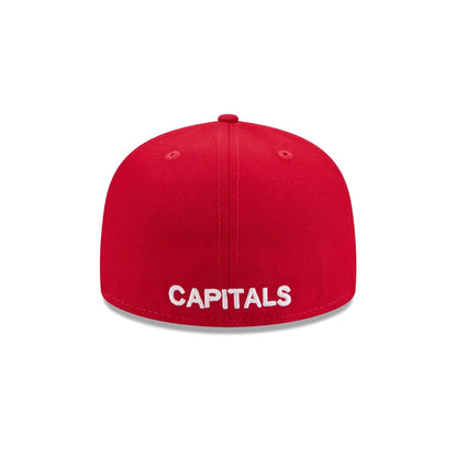 Washington Capitals Rear Wordmark 59FIFTY Fitted Hat