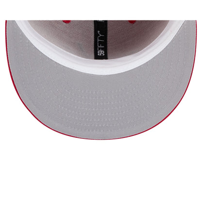 Washington Capitals Rear Wordmark 59FIFTY Fitted Hat