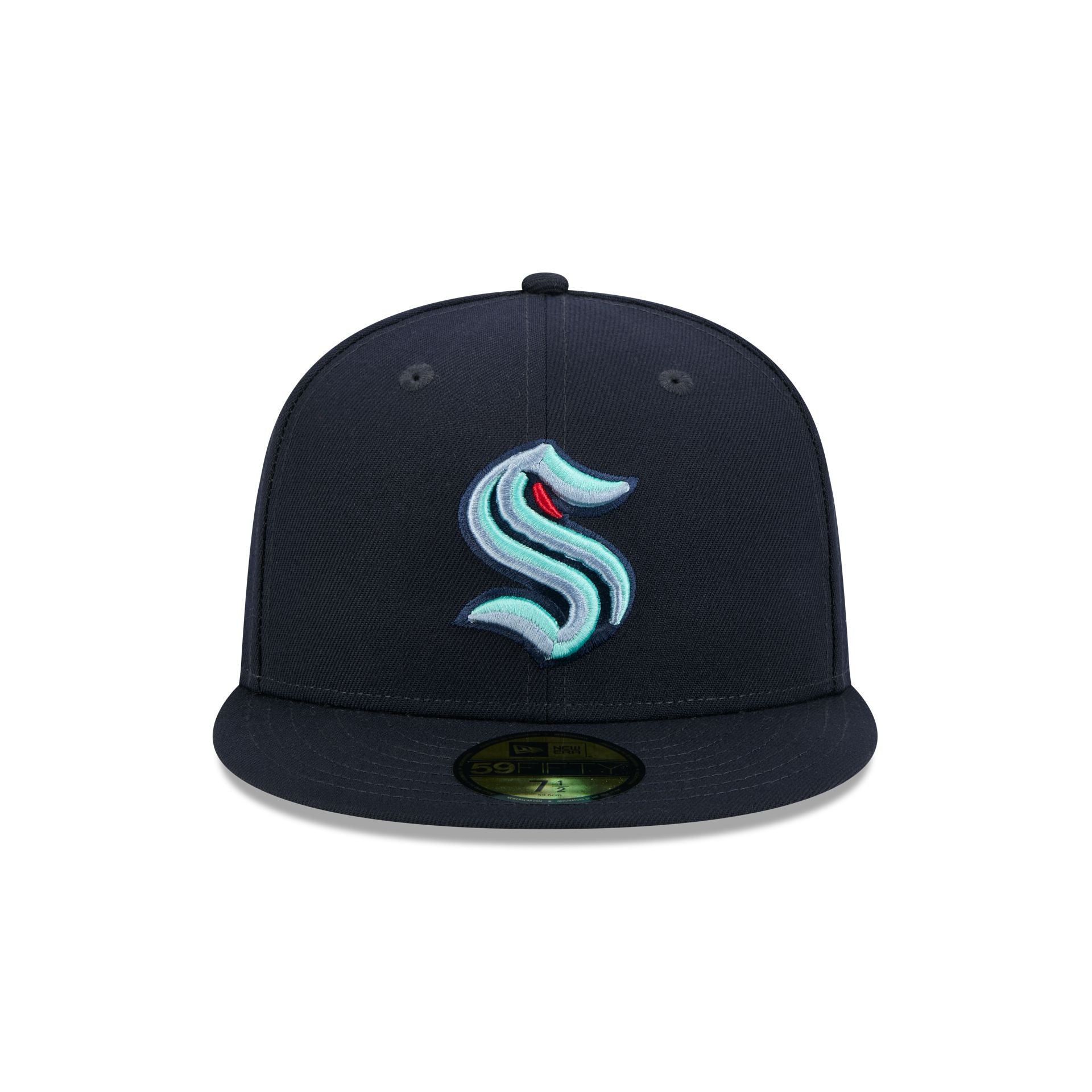 Seattle Kraken Rear Wordmark 59FIFTY Fitted Hat