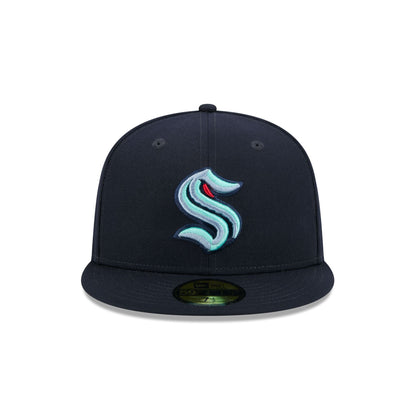 Seattle Kraken Rear Wordmark 59FIFTY Fitted Hat