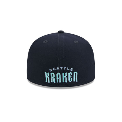 Seattle Kraken Rear Wordmark 59FIFTY Fitted Hat