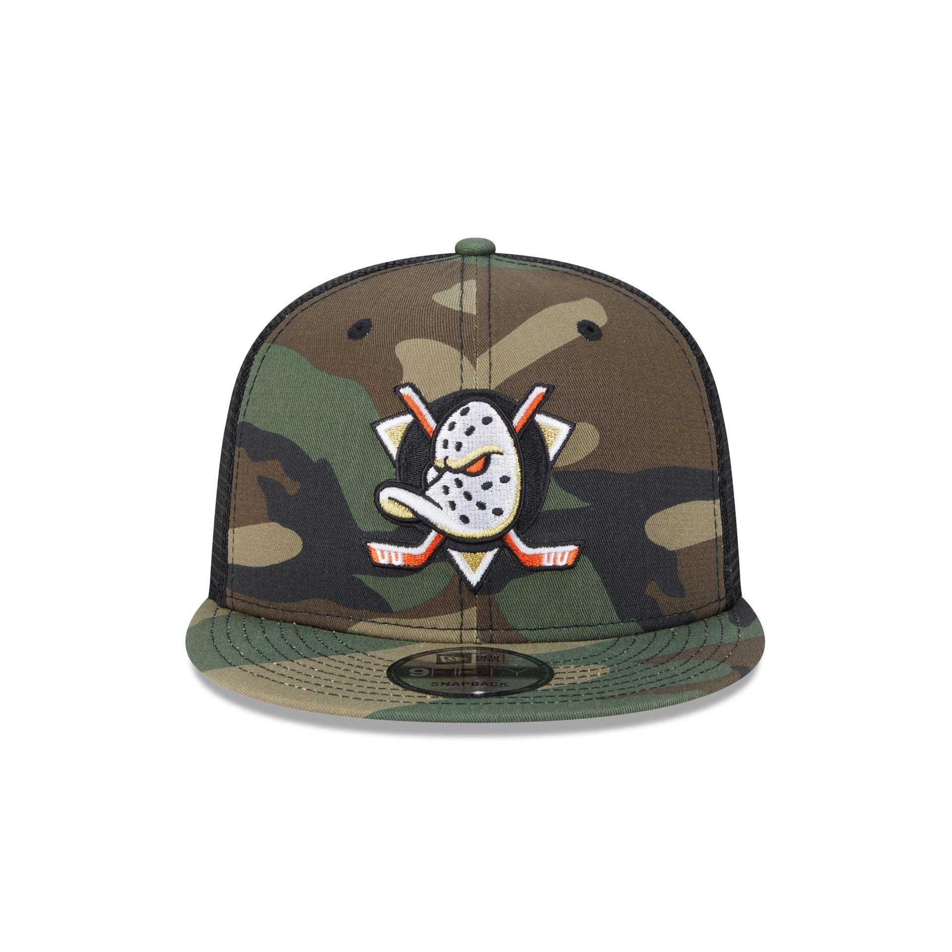 Anaheim Ducks Camo 9FIFTY Trucker Hat