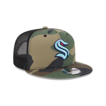 Seattle Kraken Camo 9FIFTY Trucker Hat