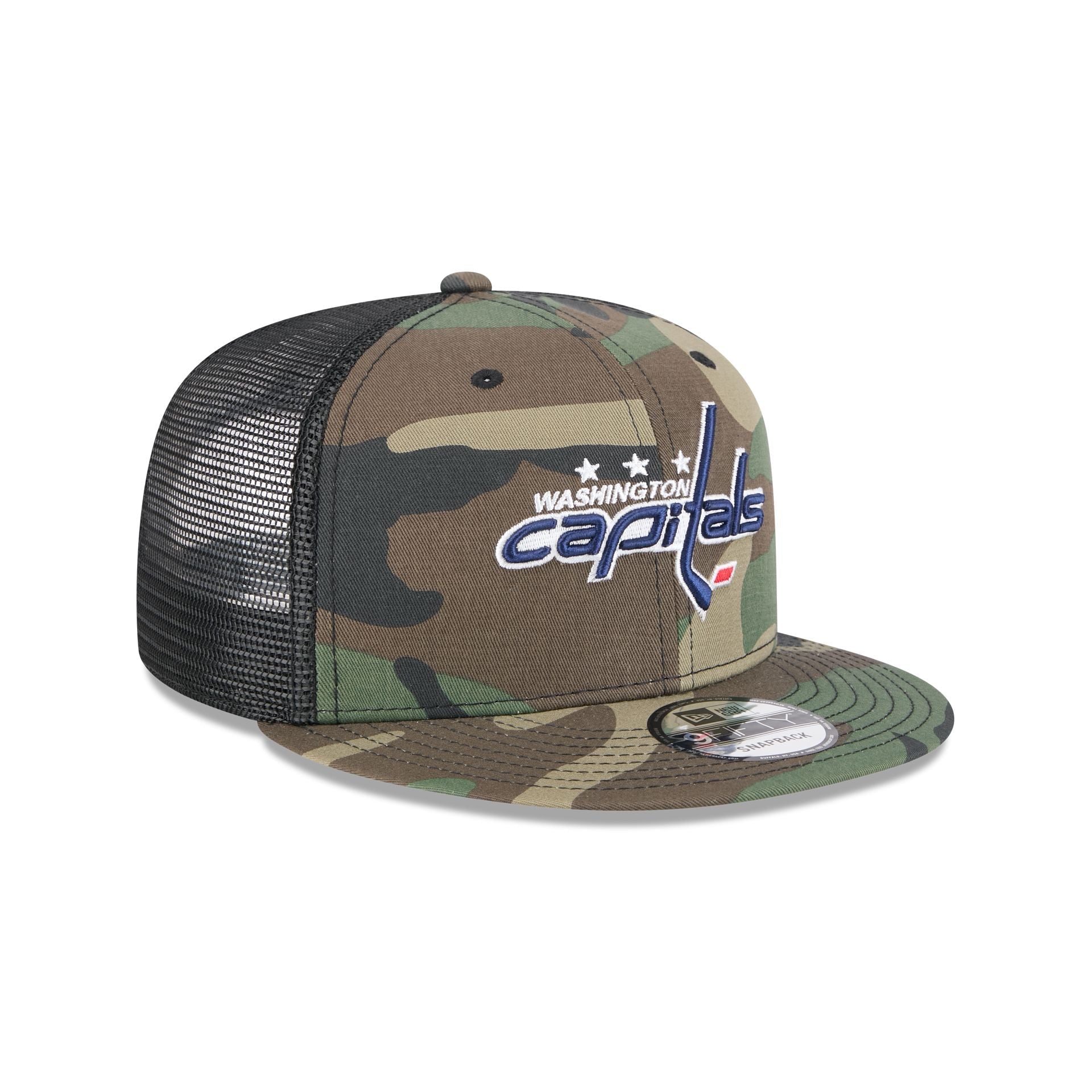 Washington Capitals Camo 9FIFTY Trucker Hat