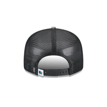 San Jose Sharks Camo 9FIFTY Trucker Hat