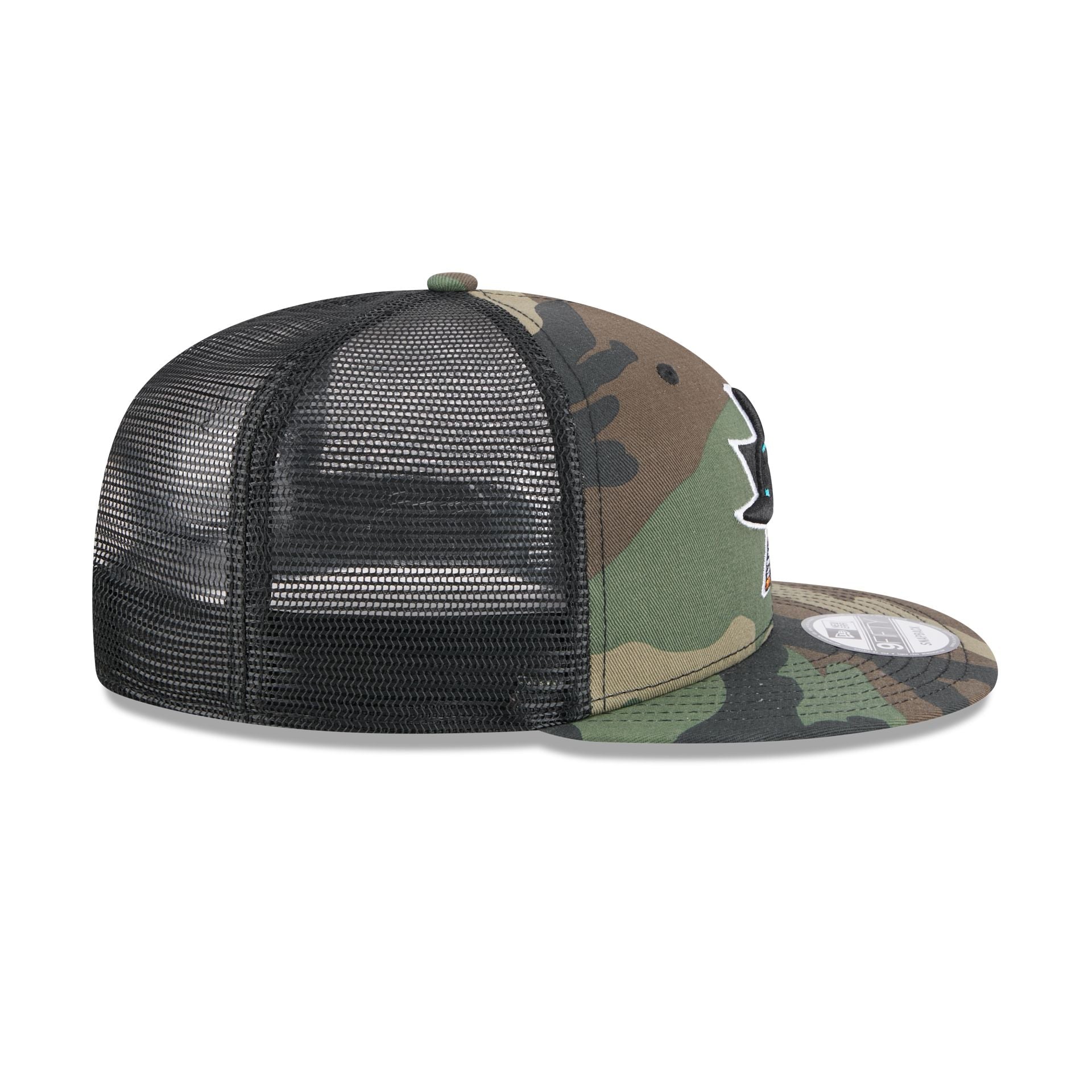 San Jose Sharks Camo 9FIFTY Trucker Hat