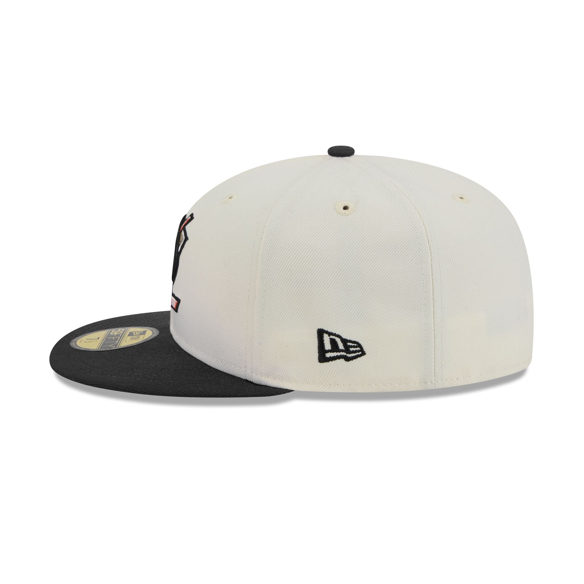 Anaheim Ducks Chrome White 59FIFTY Fitted Hat