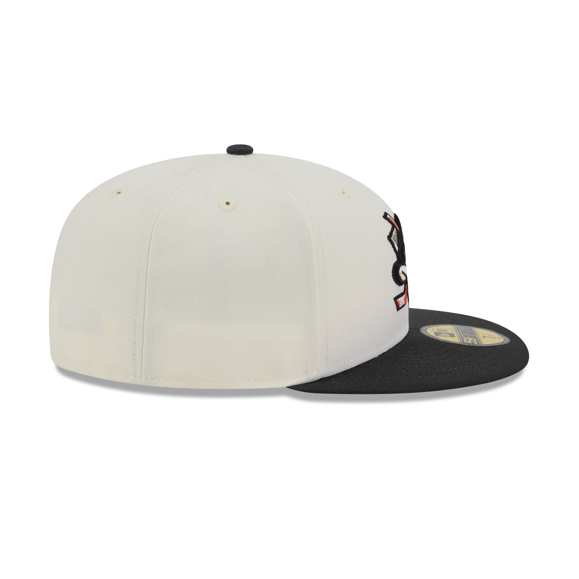 Anaheim Ducks Chrome White 59FIFTY Fitted Hat