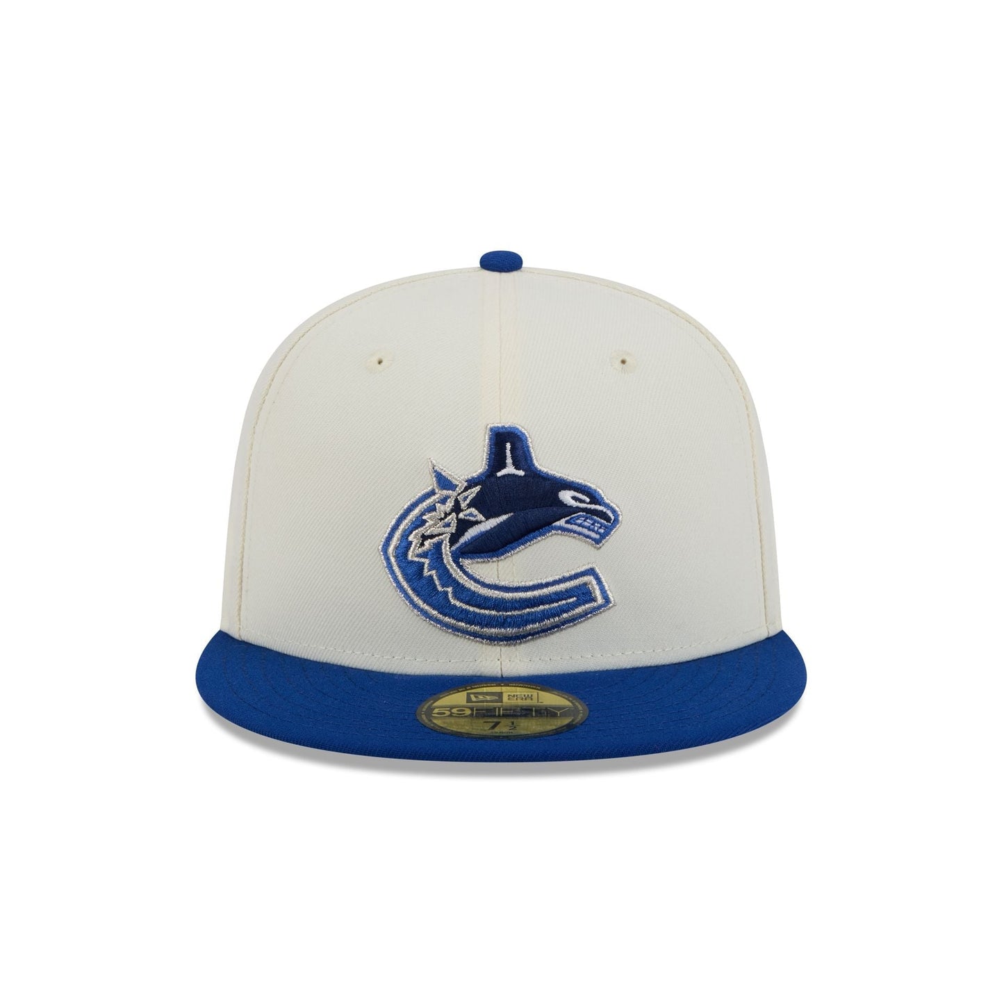 Vancouver Canucks Chrome White 59FIFTY Fitted Hat