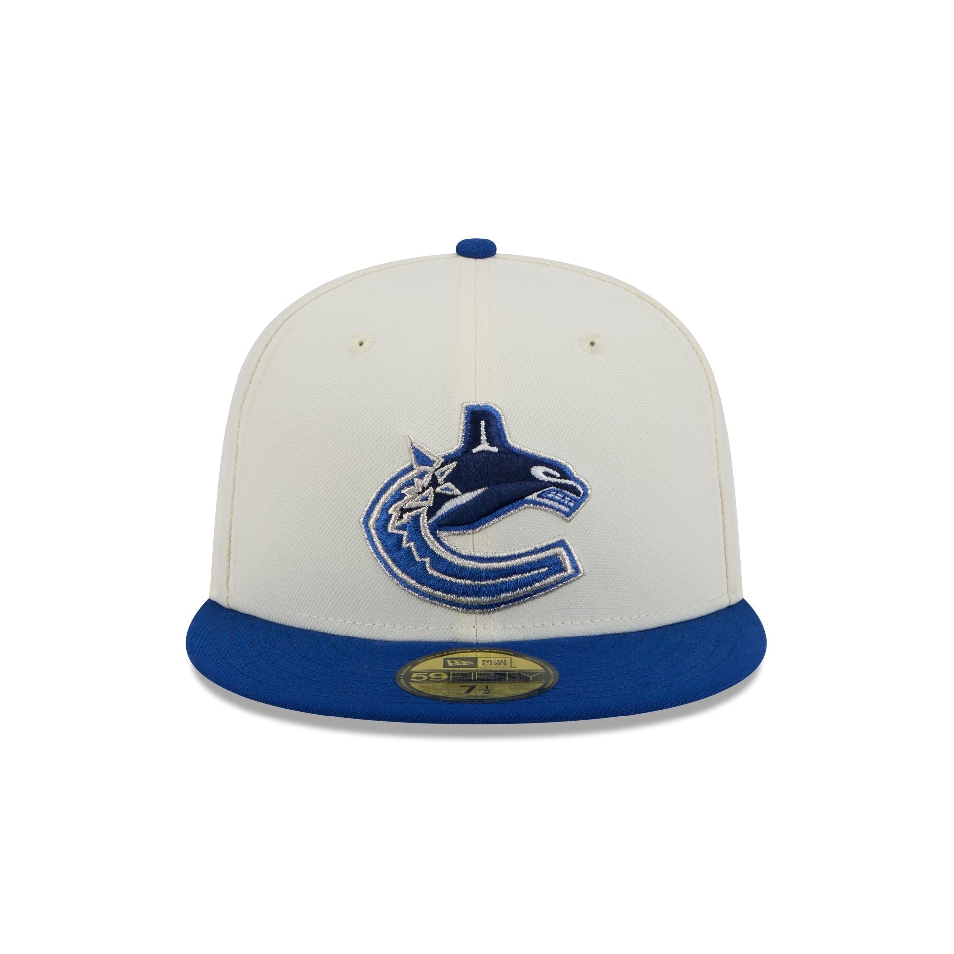 Vancouver Canucks Chrome White 59FIFTY Fitted Hat