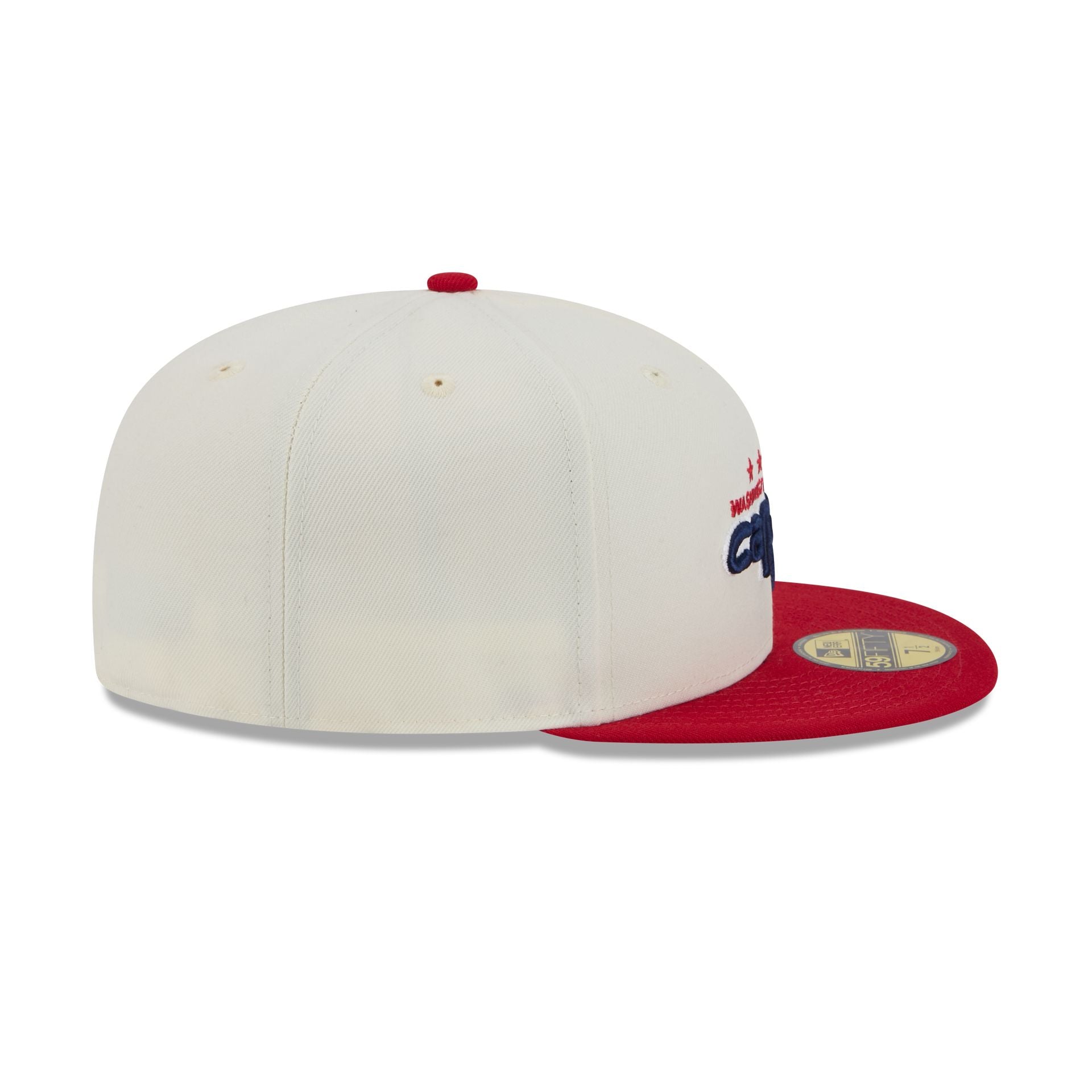 Washington Capitals Chrome White 59FIFTY Fitted Hat