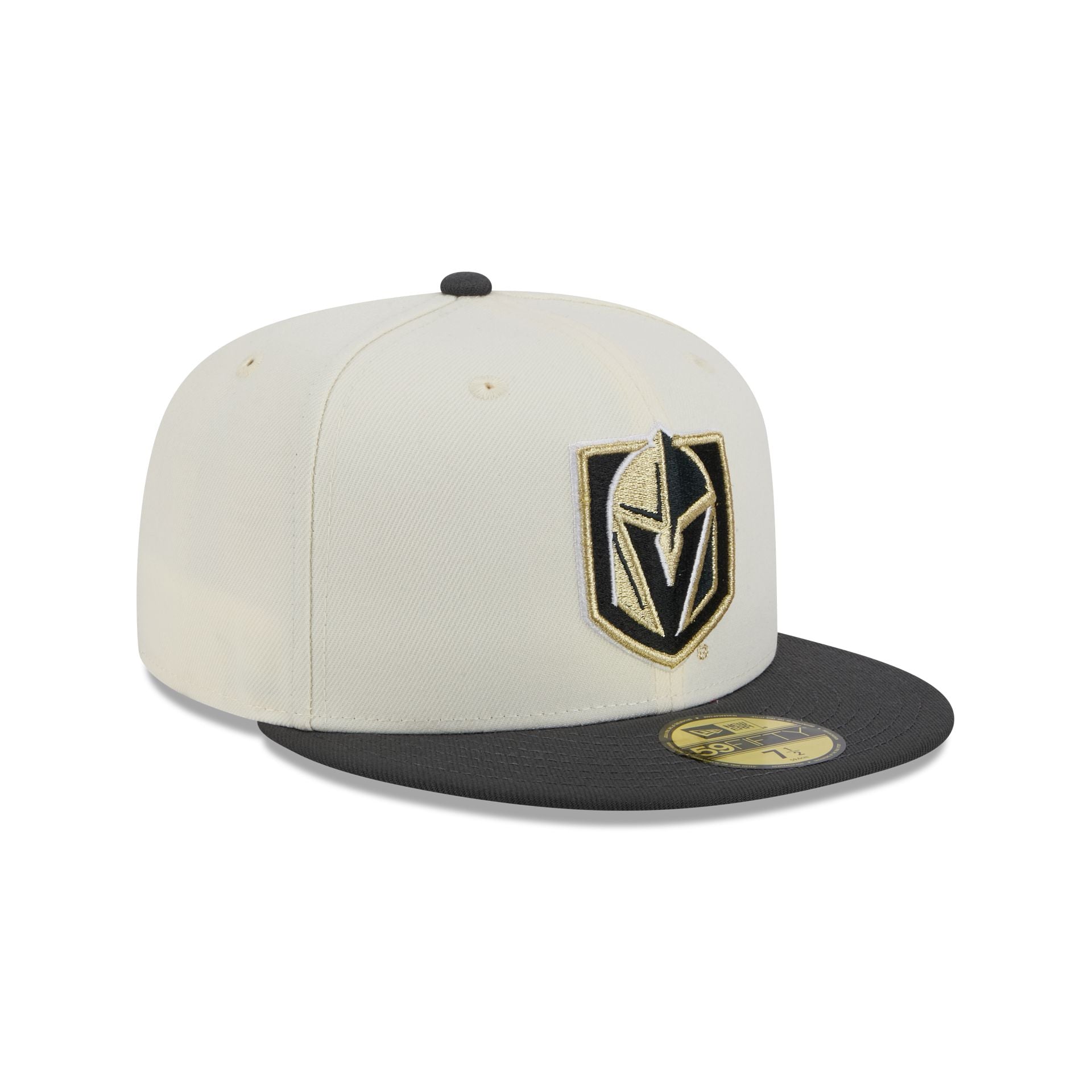 Vegas Golden Knights Chrome White 59FIFTY Fitted Hat