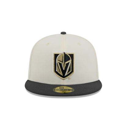 Vegas Golden Knights Chrome White 59FIFTY Fitted Hat