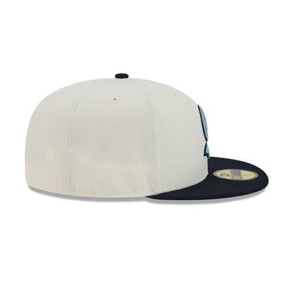 Seattle Kraken Chrome White 59FIFTY Fitted Hat