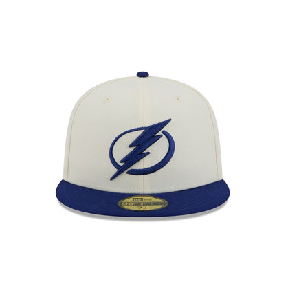 Tampa Bay Lightning Chrome White 59FIFTY Fitted Hat