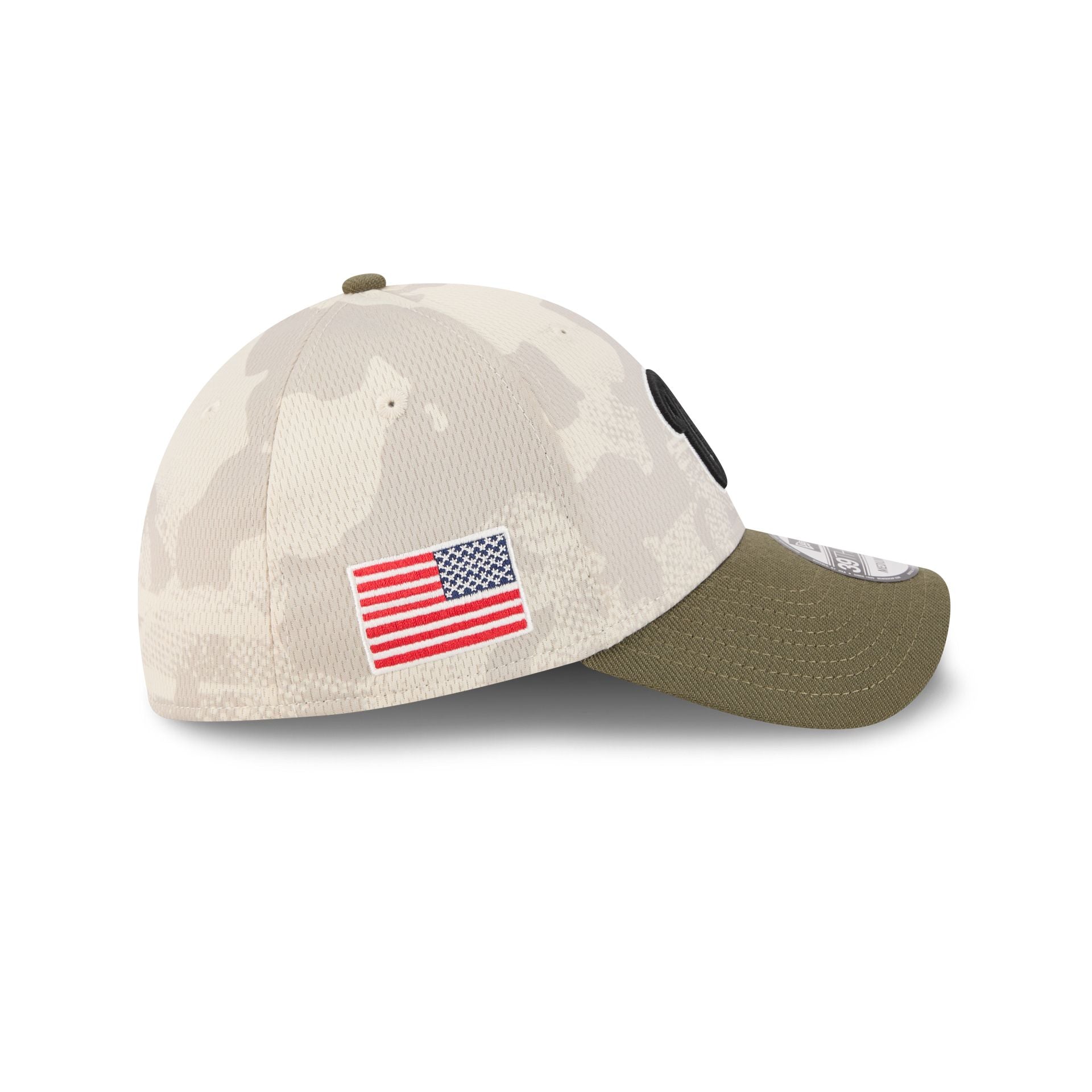 Washington Nationals Armed Forces Day 2025 39THIRTY Stretch Fit Hat