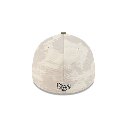 Tampa Bay Rays Armed Forces Day 2025 39THIRTY Stretch Fit Hat