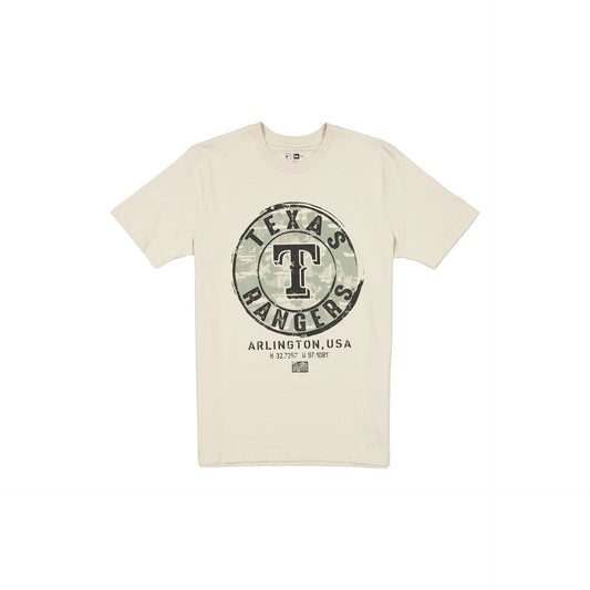 Texas Rangers Armed Forces Day 2025 Stone T-Shirt