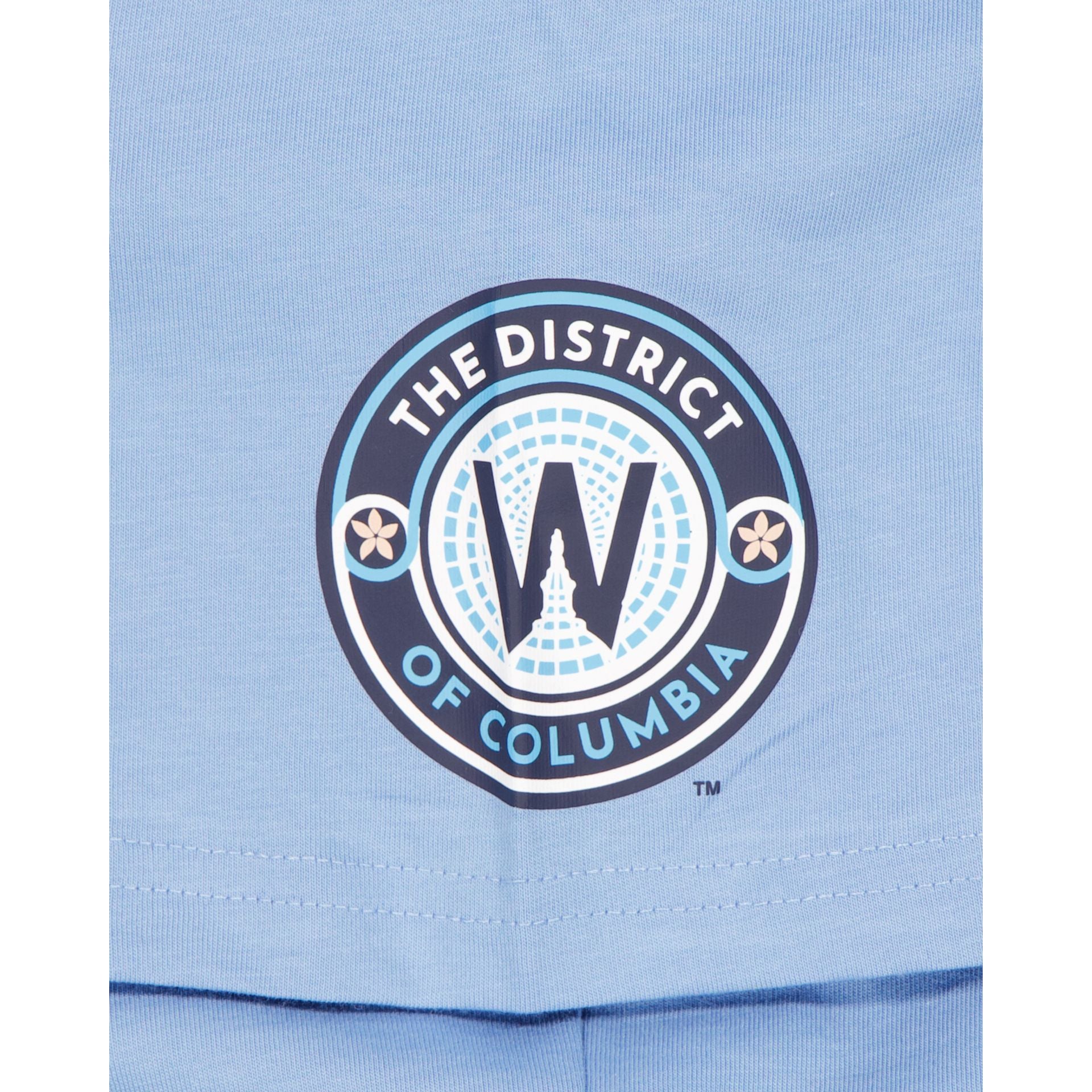 Washington Nationals City Connect Women's Pastel Blue T-Shirt