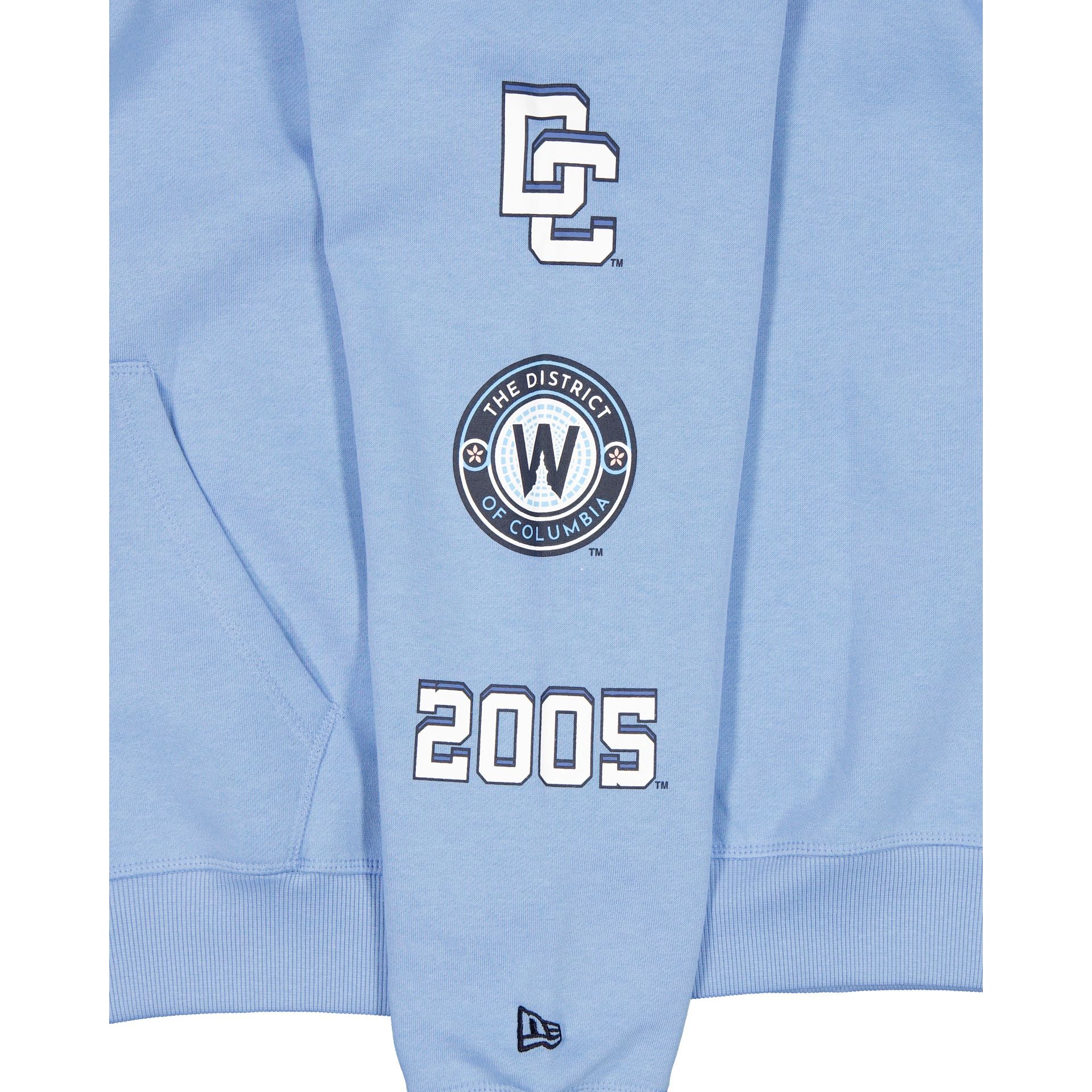 Washington Nationals City Connect Women's Pastel Blue Hoodie