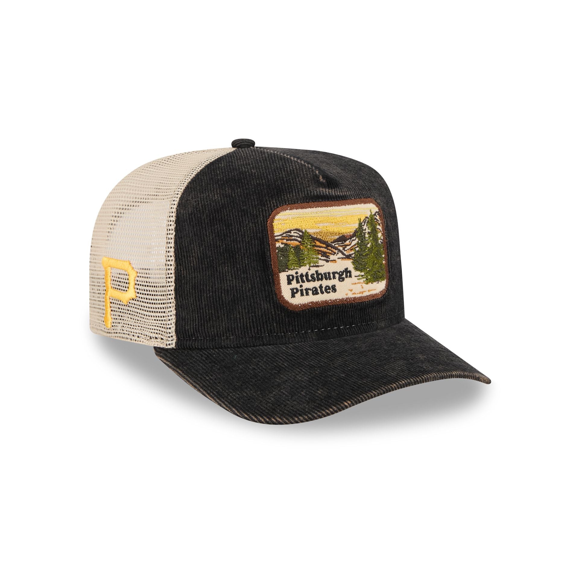 Pittsburgh Pirates Vintage Landscape 9FIFTY A-Frame Trucker Hat
