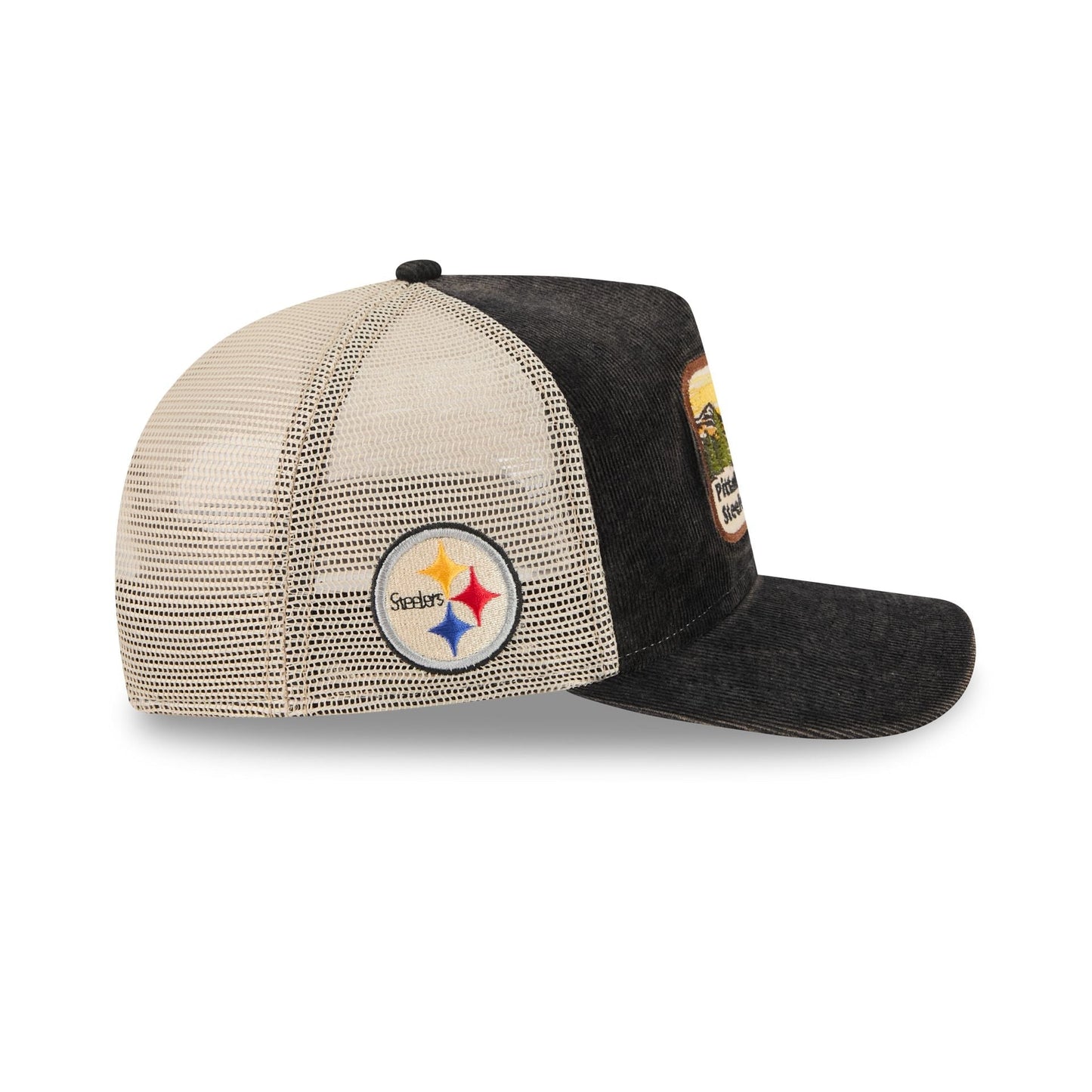 Pittsburgh Steelers Vintage Landscape 9FIFTY A-Frame Trucker Hat