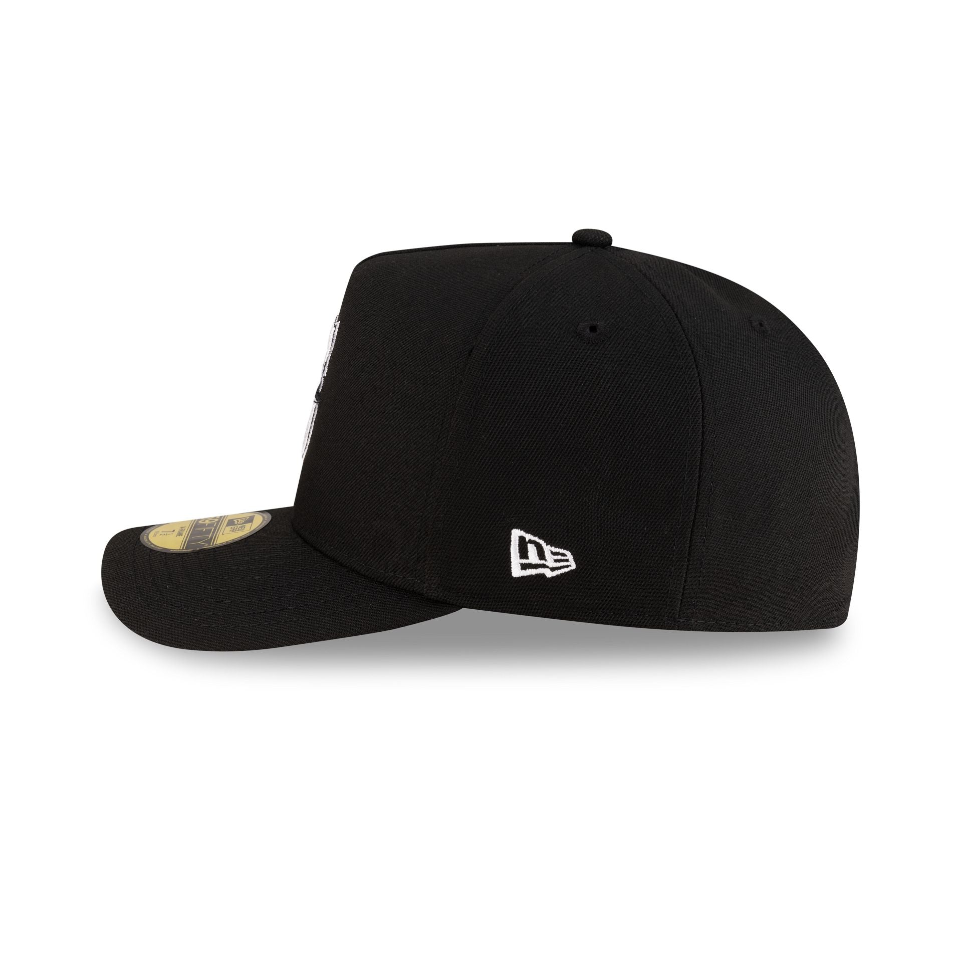 Seattle Mariners Black Script Safety Pin 59FIFTY A-Frame Fitted Hat