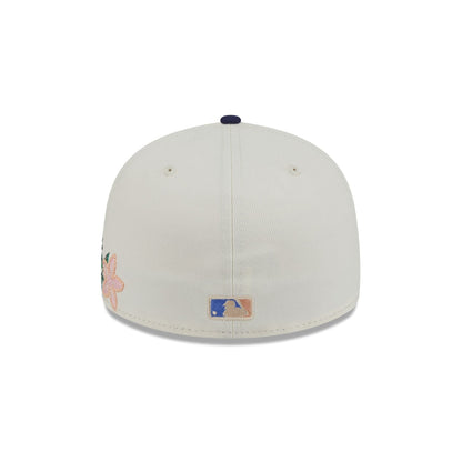 Tampa Bay Rays Tonal Florals White 59FIFTY Fitted Hat