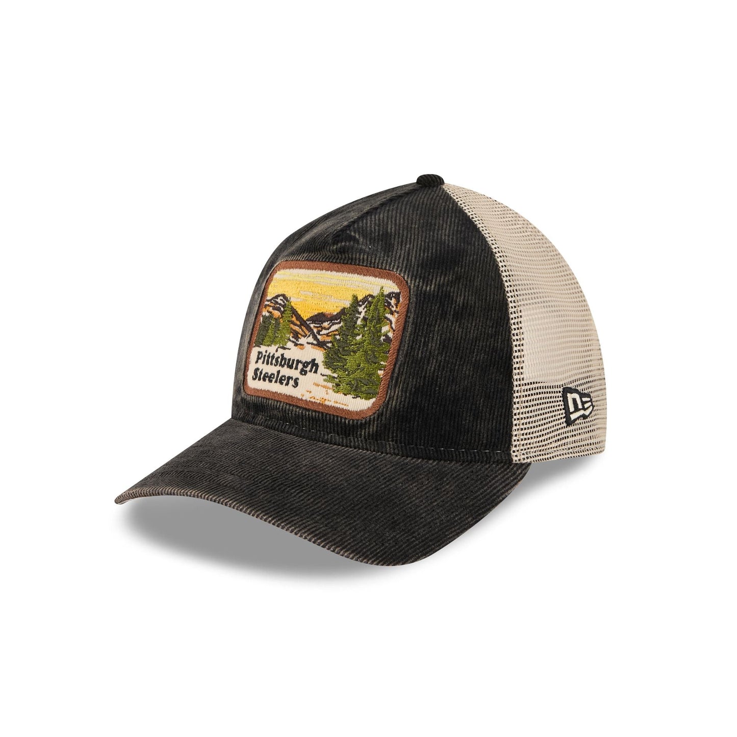 Pittsburgh Steelers Vintage Landscape 9TWENTY A-Frame Trucker Hat