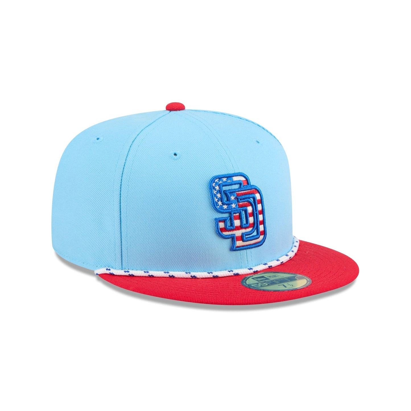 San Diego Padres Independence Day 2025 59FIFTY Fitted Hat