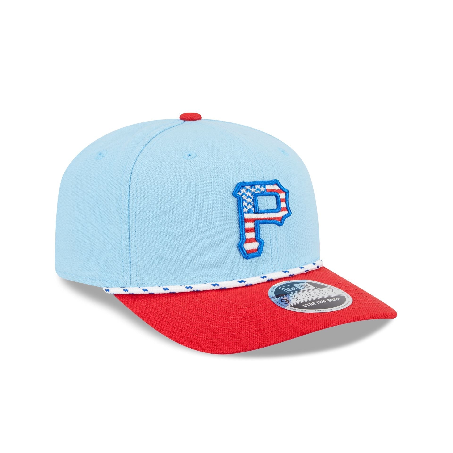 Pittsburgh Pirates Independence Day 2025 9SEVENTY Stretch-Snap Hat