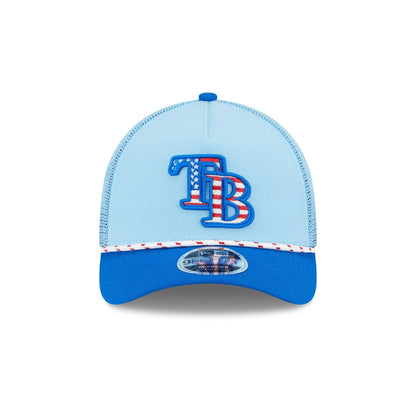 Tampa Bay Rays Independence Day 2025 9FORTY M-Crown A-Frame Trucker Hat
