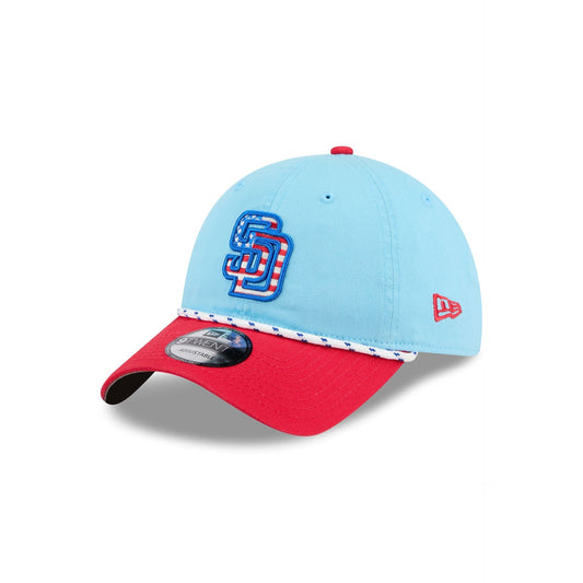 San Diego Padres Independence Day 2025 9TWENTY Adjustable Hat