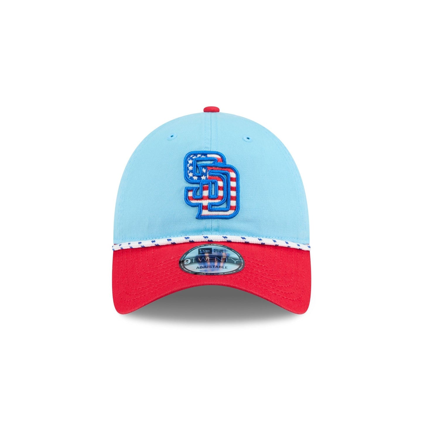 San Diego Padres Independence Day 2025 9TWENTY Adjustable Hat