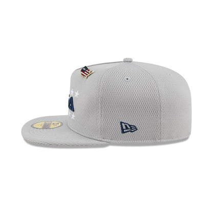 2025 Ryder Cup Team USA Gray 59FIFTY A-Frame Fitted Hat