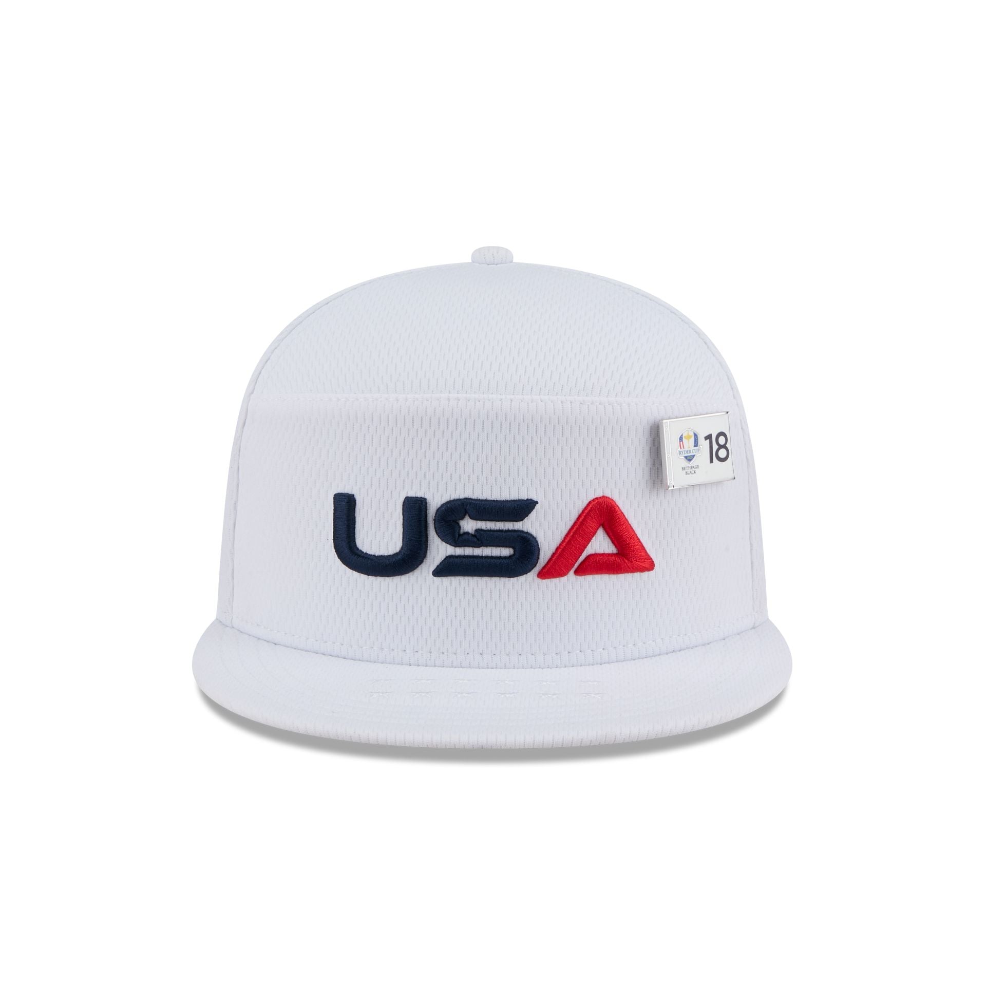 2025 Ryder Cup Team USA White Split Panel 9FIFTY Snapback Hat