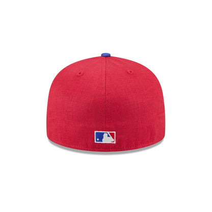 Team Linen Montreal Expos 59FIFTY Fitted Hat
