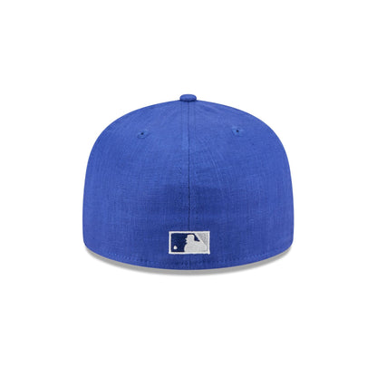 Team Linen Brooklyn Dodgers 59FIFTY Fitted Hat