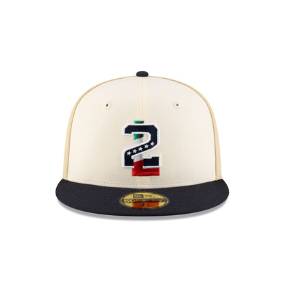 Tecolotes de los Dos Laredos LMB 100th Anniversary Away 59FIFTY Fitted Hat