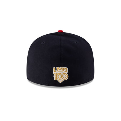 Tecolotes de los Dos Laredos LMB 100th Anniversary Alt Navy 59FIFTY Fitted Hat