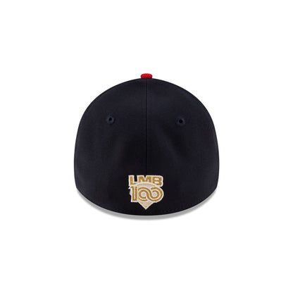 Tecolotes de los Dos Laredos LMB 100th Anniversary Alt Navy 39THIRTY Stretch Fit Hat