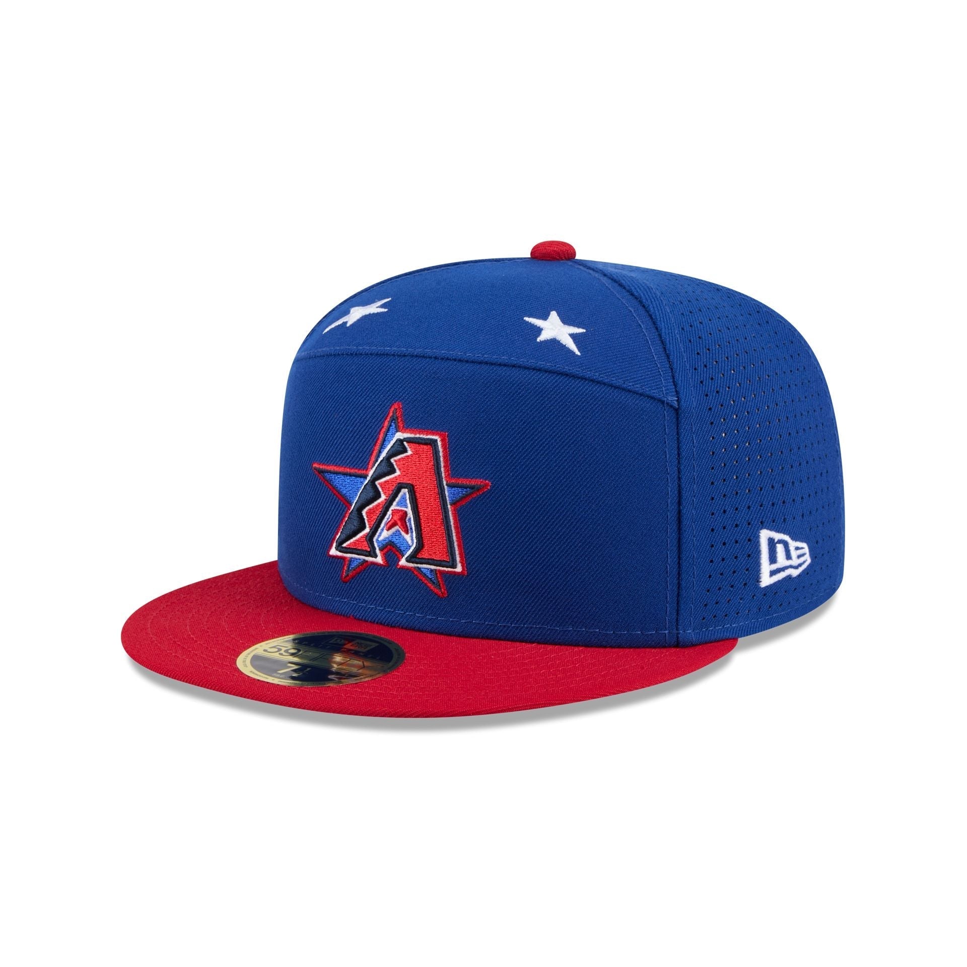 Arizona Diamondbacks 2025 All-Star Game Workout Split Panel 59FIFTY Fitted Hat