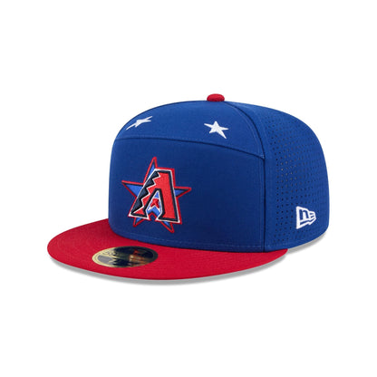 Arizona Diamondbacks 2025 All-Star Game Workout Split Panel 59FIFTY Fitted Hat