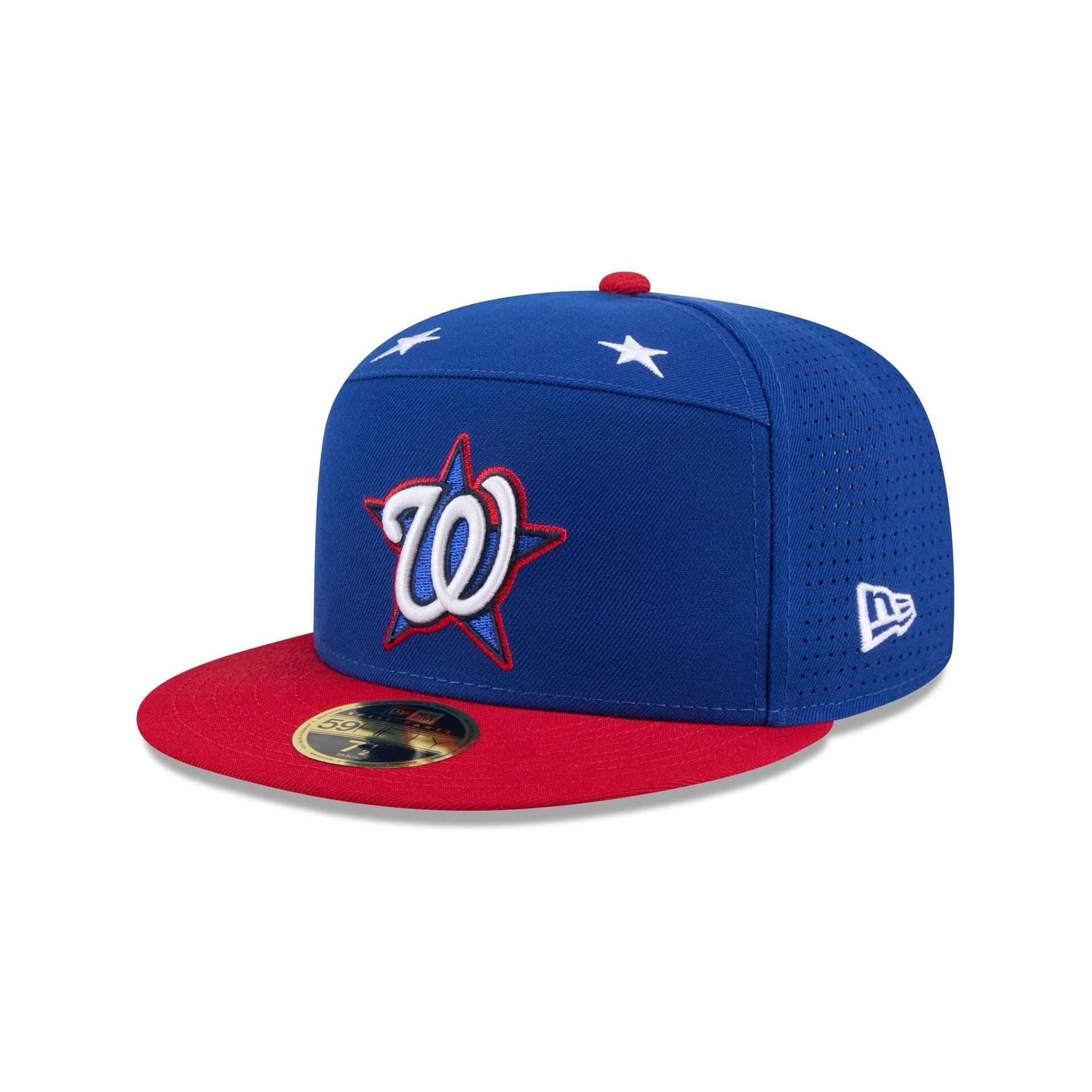 Washington Nationals 2025 All-Star Game Workout Split Panel 59FIFTY Fitted Hat