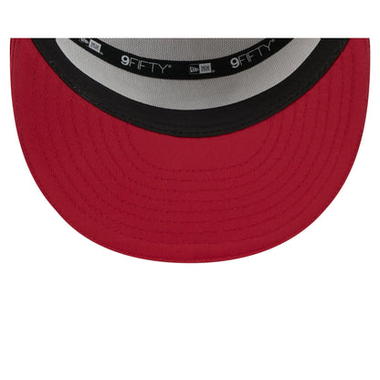 Arizona Cardinals 2025 Training Split Panel 9FIFTY Snapback Hat